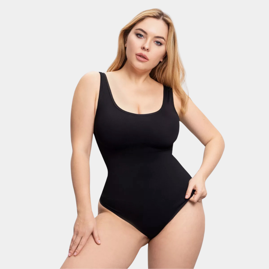 Bodysuit cuello U