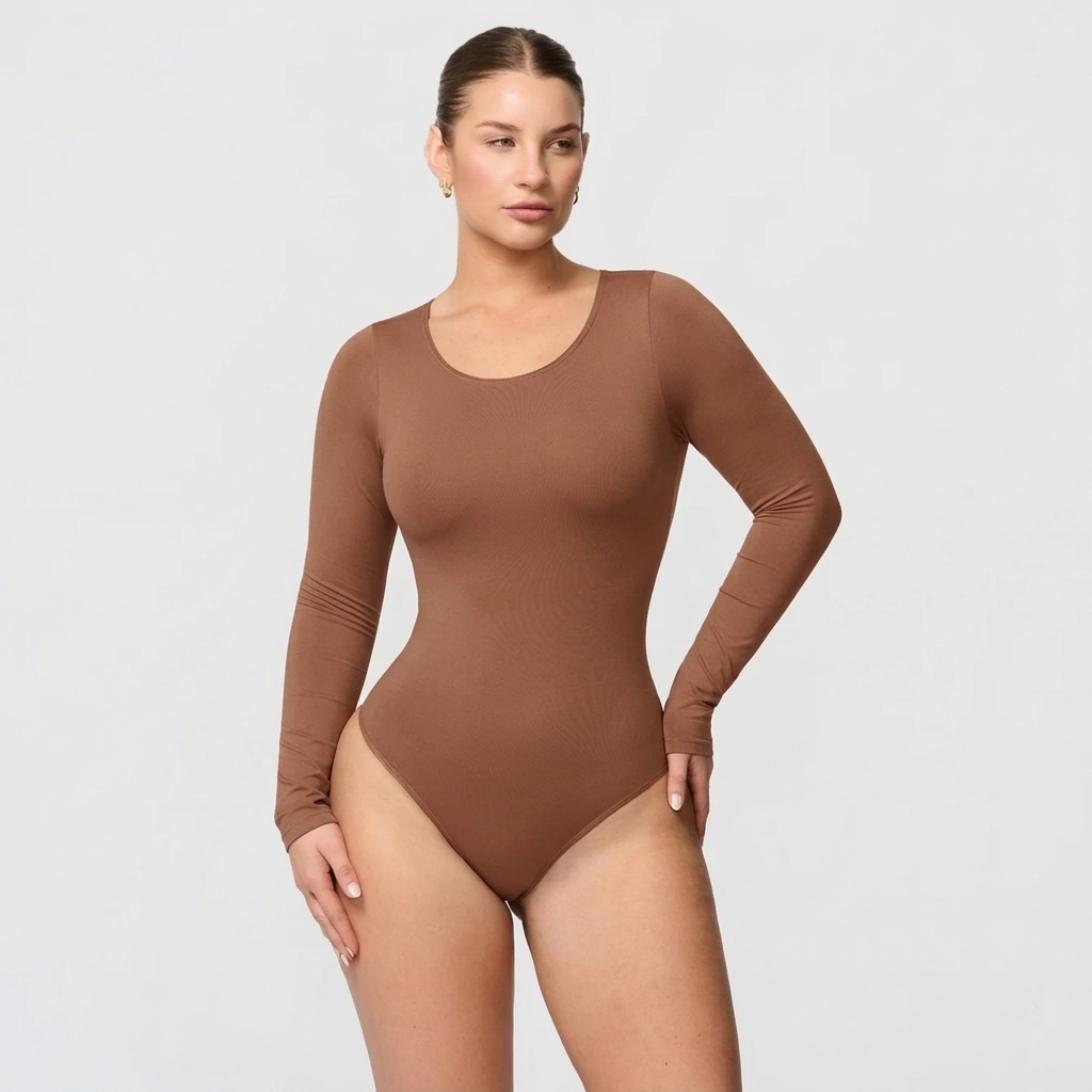 Bodysuit manga larga
