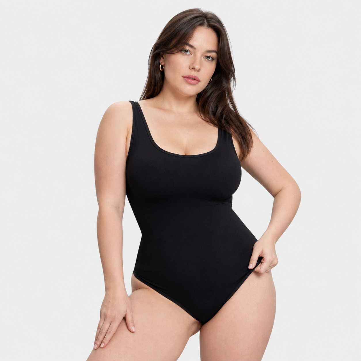 Bodysuit cuello U